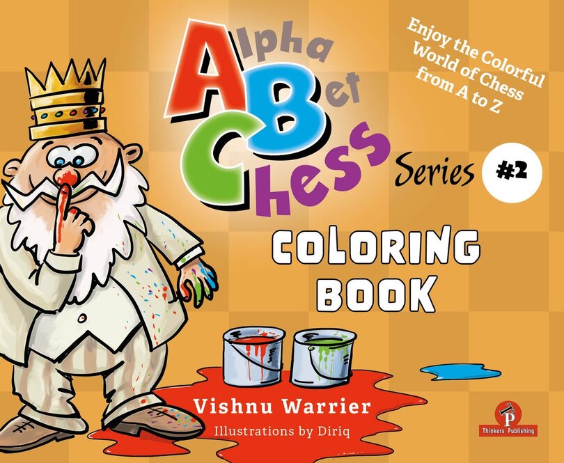 Front cover_AlphaBetChess - Volume 2 - Coloring Book