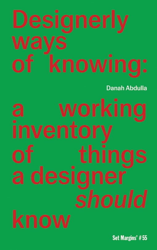 Front cover_Designerly Ways of Knowing