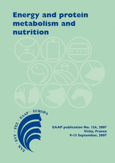Couverture_Energy and protein metabolism and nutrition