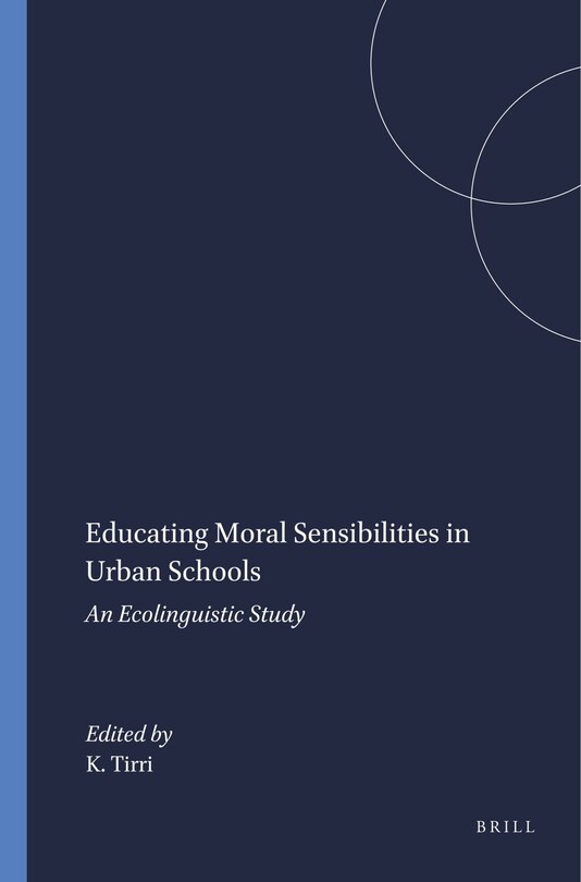 Couverture_Educating Moral Sensibilities in Urban Schools