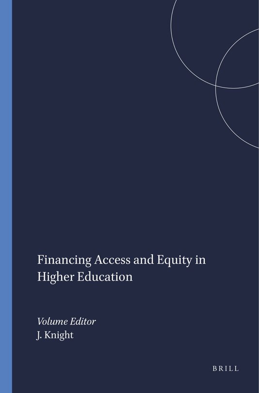 Front cover_Financing Access and Equity in Higher Education