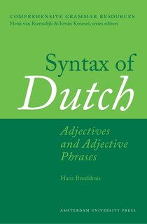 Couverture_Syntax of Dutch: Adjectives and Adjective Phrases