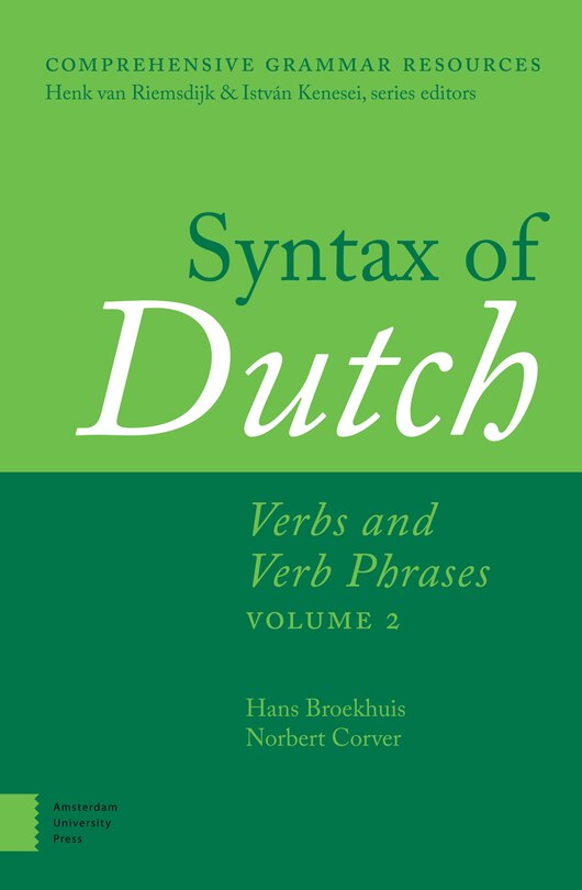 Couverture_Syntax Of Dutch