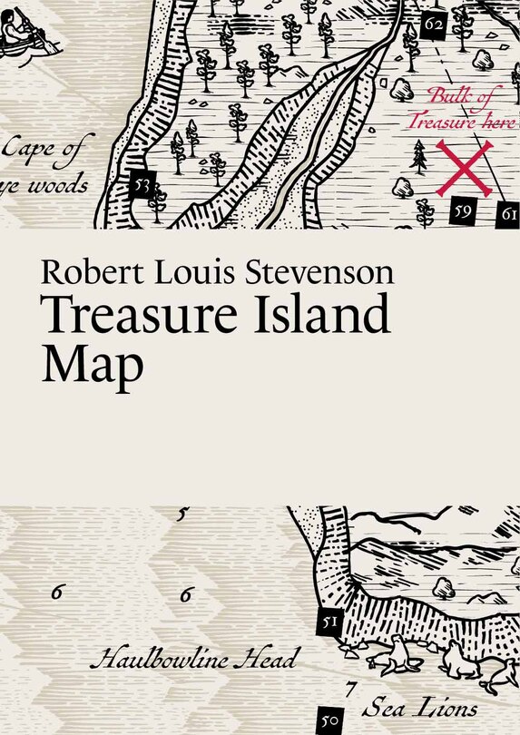 Couverture_Robert Louis Stevenson: Treasure Island Map