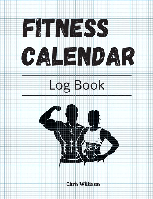 Front cover_Fitness Calendar Notebook for daily - weekly weight tracking
