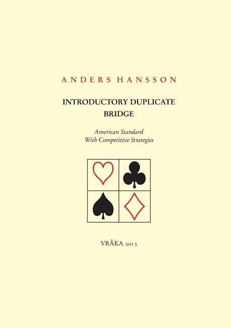 Couverture_Introductory Duplicate Bridge