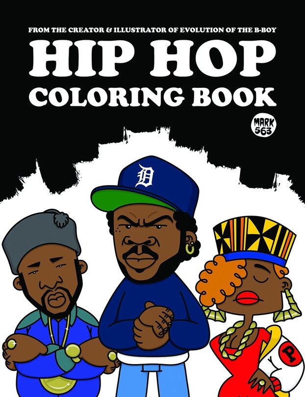 Front cover_HIP HOP COLORING BOOK