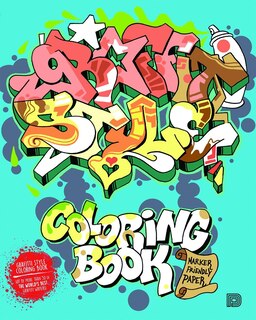 Front cover_Graffiti Style Coloring Book