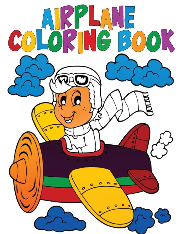 Couverture_Airplane Coloring Book
