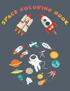 Front cover_Space Coloring Book
