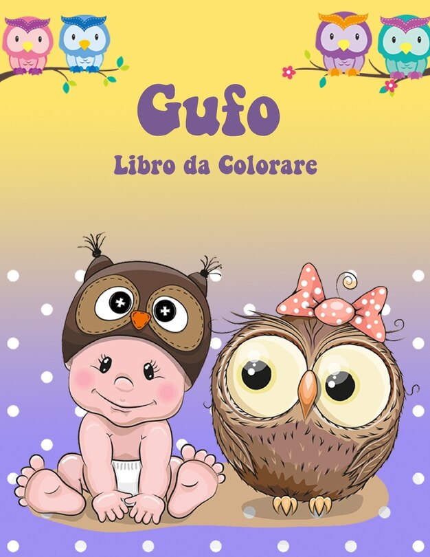 Front cover_Libro Da Colorare Gufo