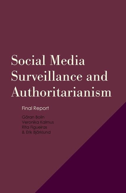 Front cover_Social Media Surveillance and Experiences of Authoritarianism