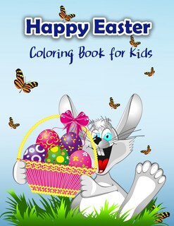Front cover_Happy Easter Coloring Book for Kids