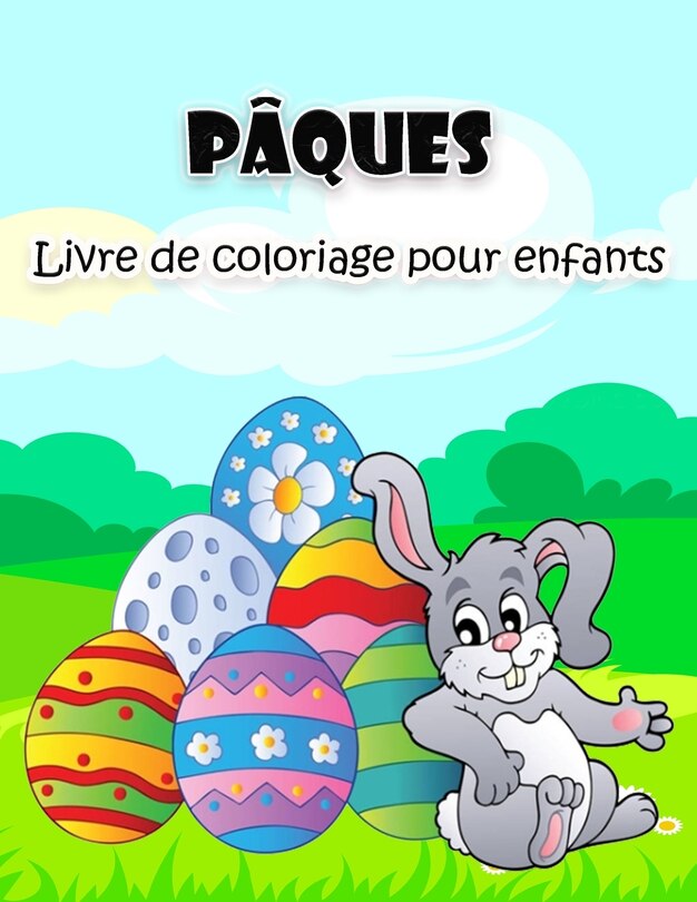 Couverture_Livre de coloriage de Pâques pour les enfants
