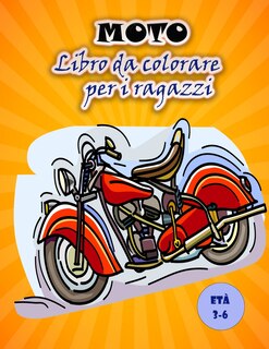 Front cover_Libro da colorare moto per bambini