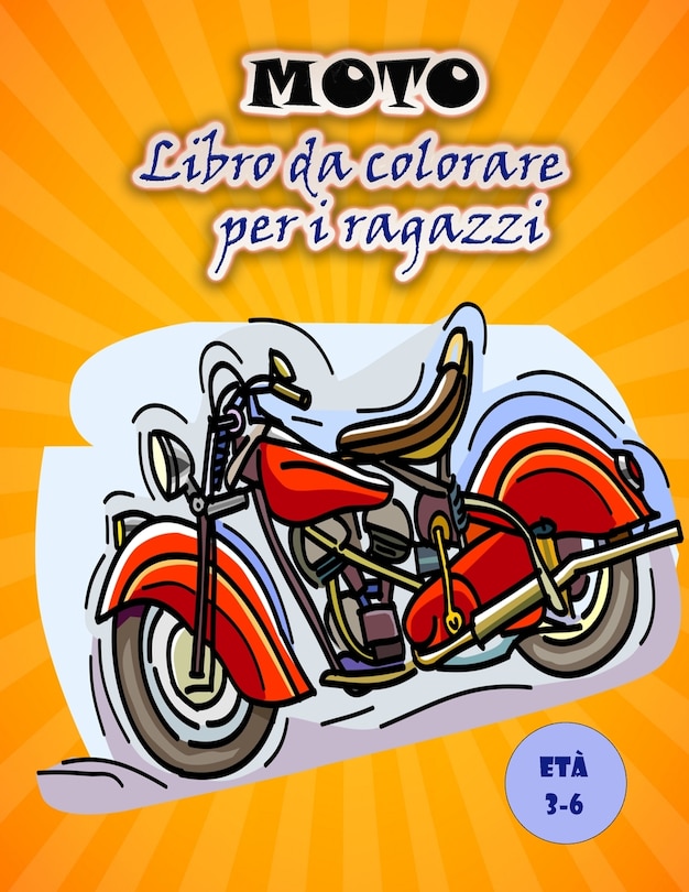 Front cover_Libro da colorare moto per bambini