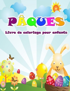 Front cover_Livre de coloriage de Pâques pour les enfants