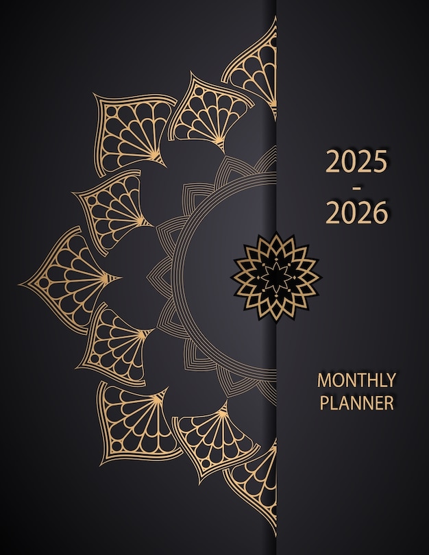 Front cover_Monthly Planner 2025 2026
