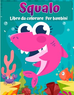 Front cover_Libro da colorare di squalo per bambini