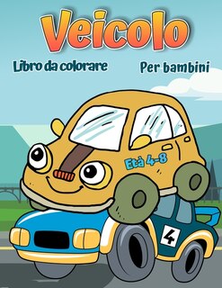 Couverture_Libro da colorare di veicoli per bambini