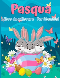 Front cover_Libro da colorare di Pasqua per bambini