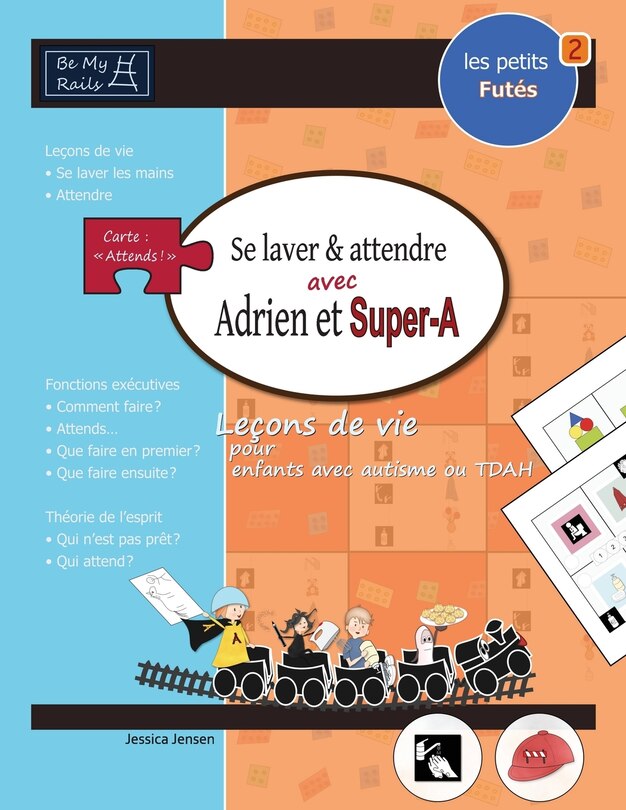 Front cover_LES PETITS FUTÉS Se laver et attendre avec Adrien et Super-A