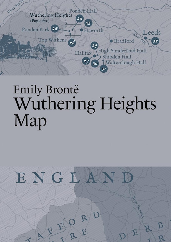 Couverture_Emily BrontÃ«, Wuthering Heights Map
