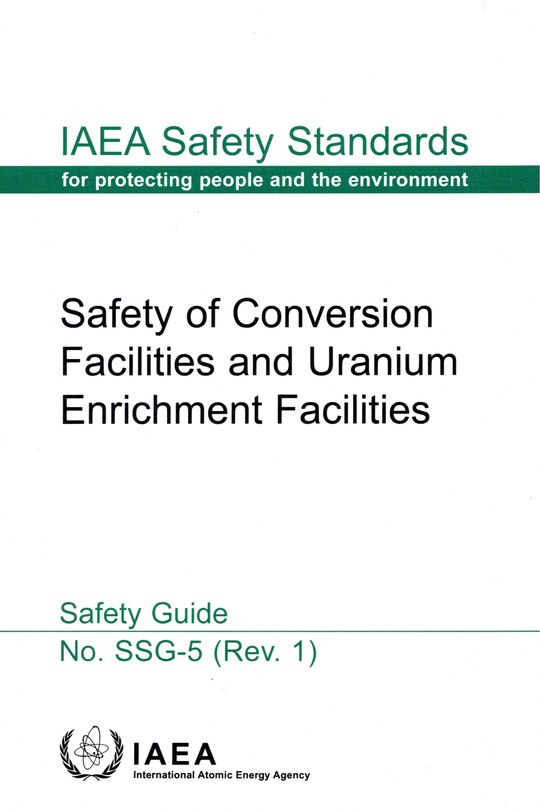 Front cover_Safety Of Conversion Facilities And Uranium Enrichment Facilities Specific Safety Guide