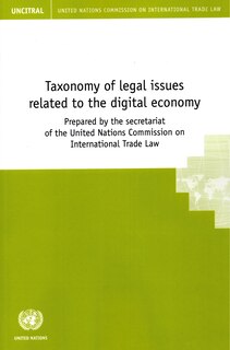 Front cover_Taxonomy of Legal Issues Related to the Digital Economy