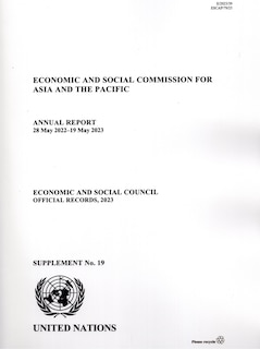 Couverture_Annual Report of the Economic and Social Commission for Asia and the Pacific 2023
