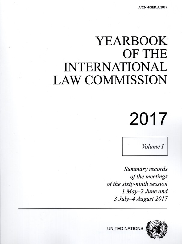 Couverture_Yearbook of the International Law Commission 2017