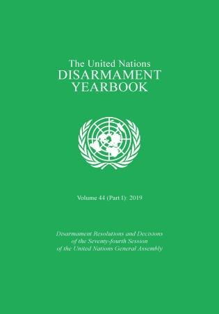 Front cover_United Nations Disarmament Yearbook 2019