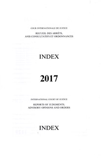 Front cover_Reports of Judgments, Advisory Opinions and Orders