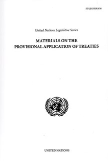 Front cover_Materials on the Provisional Application of Treaties