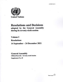 Front cover_Report of the Secretary-General on the Work of the Organization 76th Supp49 V1