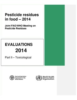 Front cover_Pesticide Residues In Food
