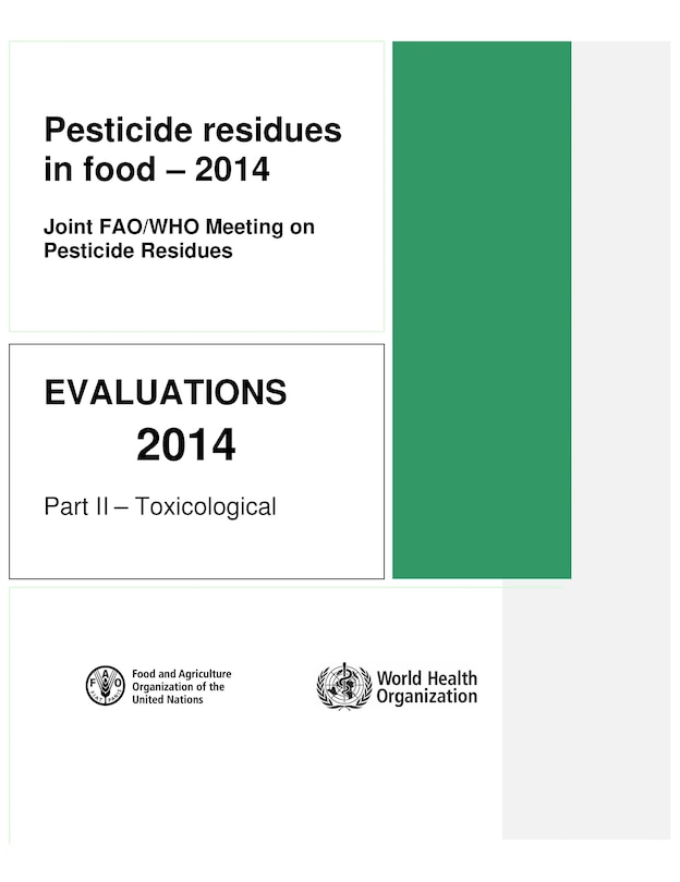 Front cover_Pesticide Residues In Food