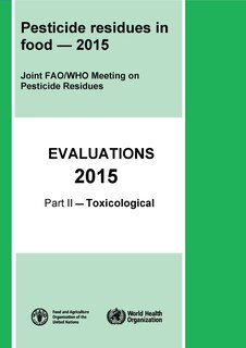 Couverture_Pesticide Residues In Food - 2015