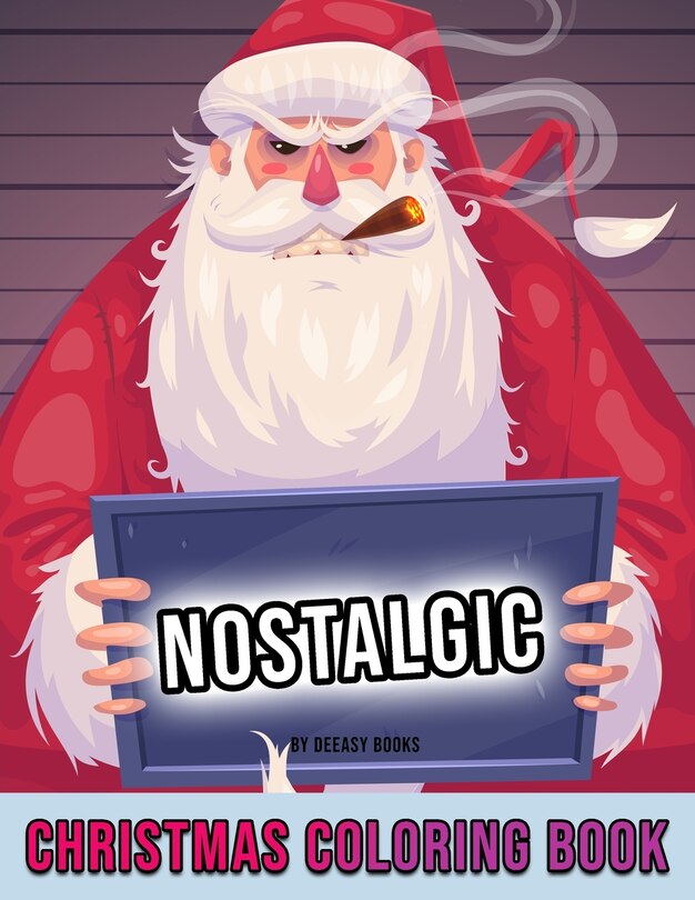 Front cover_Nostalgic Chrismas Coloring Book