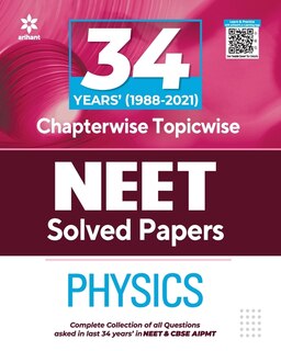 Front cover_34 Years Chapterwise Solutions NEET Physics 2022
