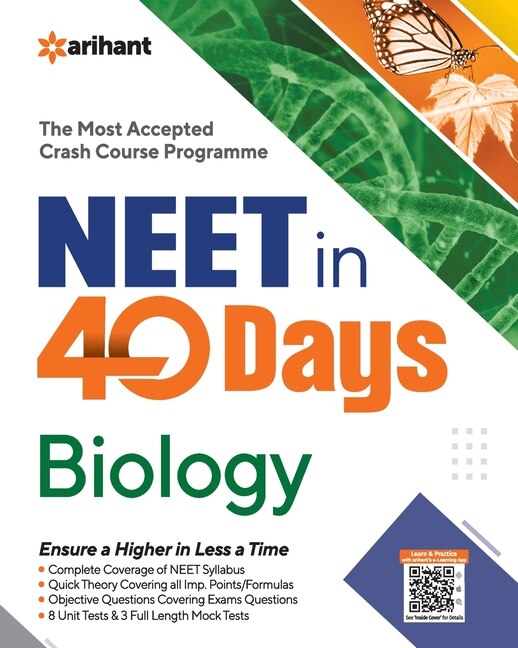 Front cover_40 Days Crash Course for NEET Biology