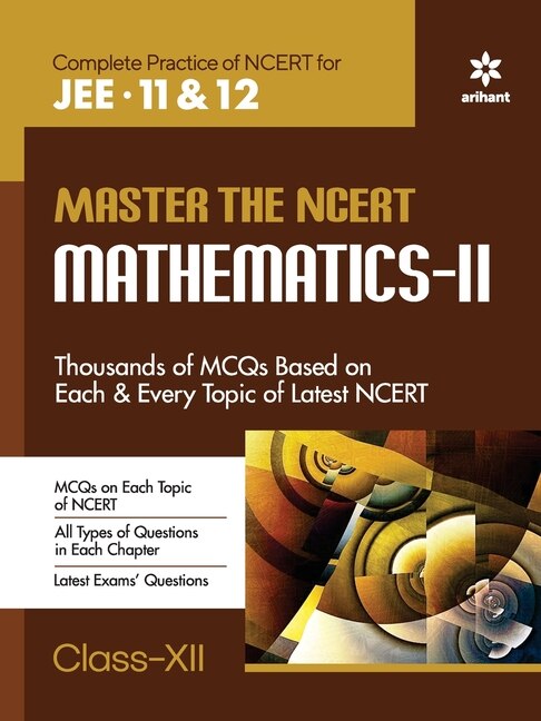 Couverture_Master The NCERT for JEE Mathematics - Vol.2