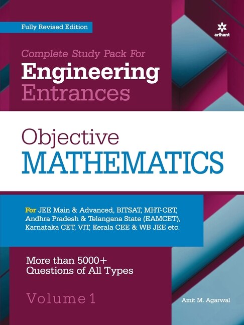 Couverture_Objective Mathematics Vol 1 For Engineering Entrances 2022