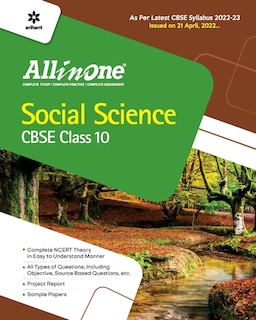 Couverture_CBSE All In One Social Science Class 10 2022-23 Edition (As per latest CBSE Syllabus issued on 21 April 2022)