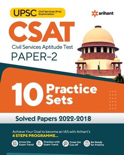 Front cover_10 Practice Sets UPSC CSAT Civil Services Aptitude Test Paper 2 2023