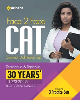 Front cover_Face To Face CAT 30 Years (1993-2022) Sectionwise & Topicwise solved paper 2023