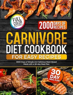 Front cover_Carnivore Diet Cookbook for Easy Recipes