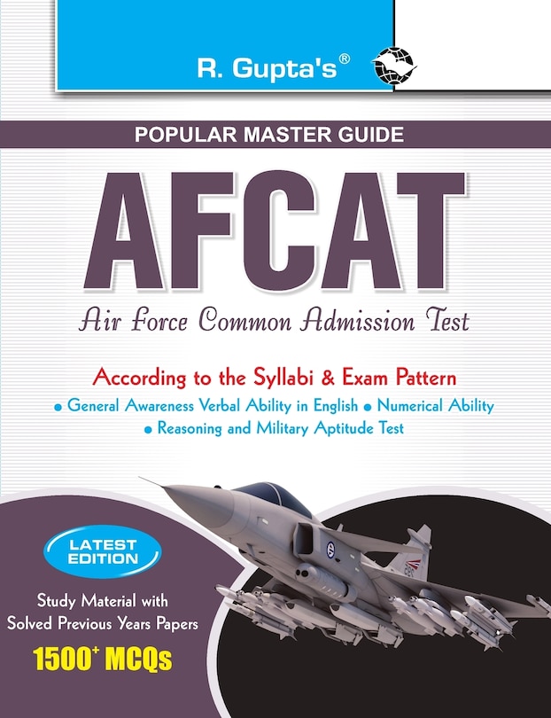 Front cover_AFCAT (Air Force Common Admission Test) Exam Guide