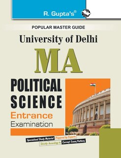 Couverture_Delhi University M.A. Political Science Entrance Exam Guide