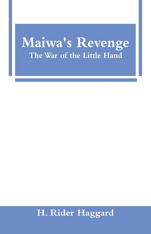 Front cover_Maiwa's Revenge
